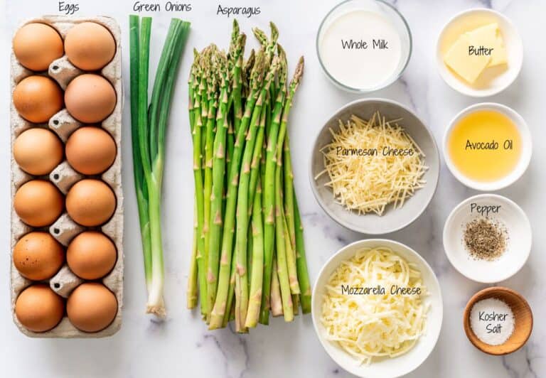 Asparagus Frittata (Oven baked!) Pinch and Swirl