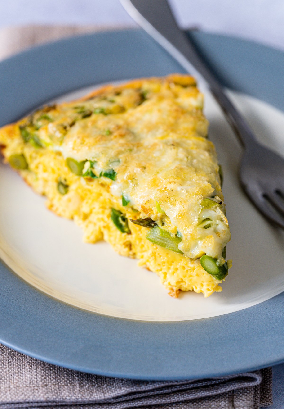 Asparagus Frittata (Oven baked!) - Pinch and Swirl