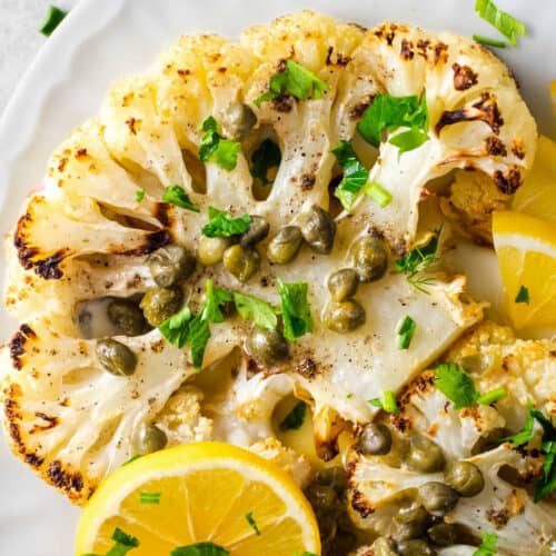 Cauliflower Piccata Made In The Oven Pinch And Swirl Cauliflower Piccata Made In The Oven Pinch And Swirl
