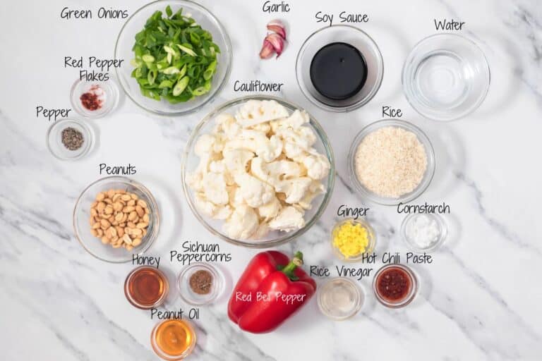 Kung Pao Cauliflower Pinch and Swirl