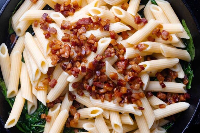 Pancetta Pasta (20 minute recipe!) Pinch and Swirl