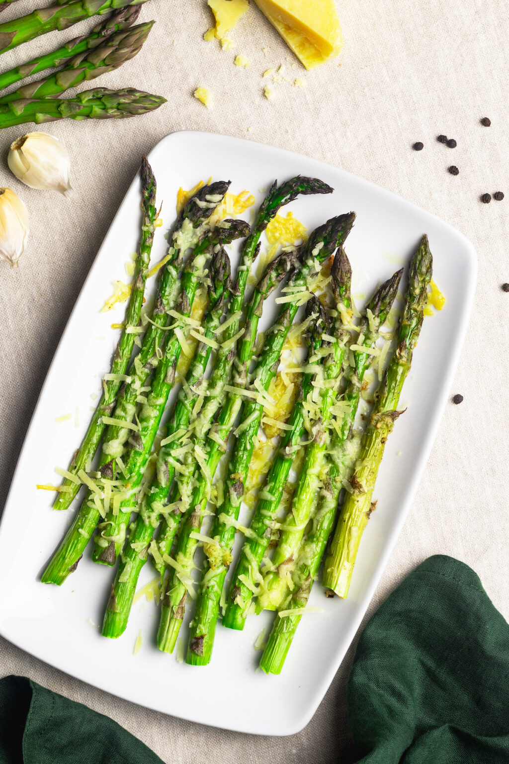 Garlic Parmesan Asparagus Pinch and Swirl