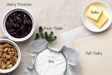 Brie Puff Pastry Bites - Pinch and Swirl