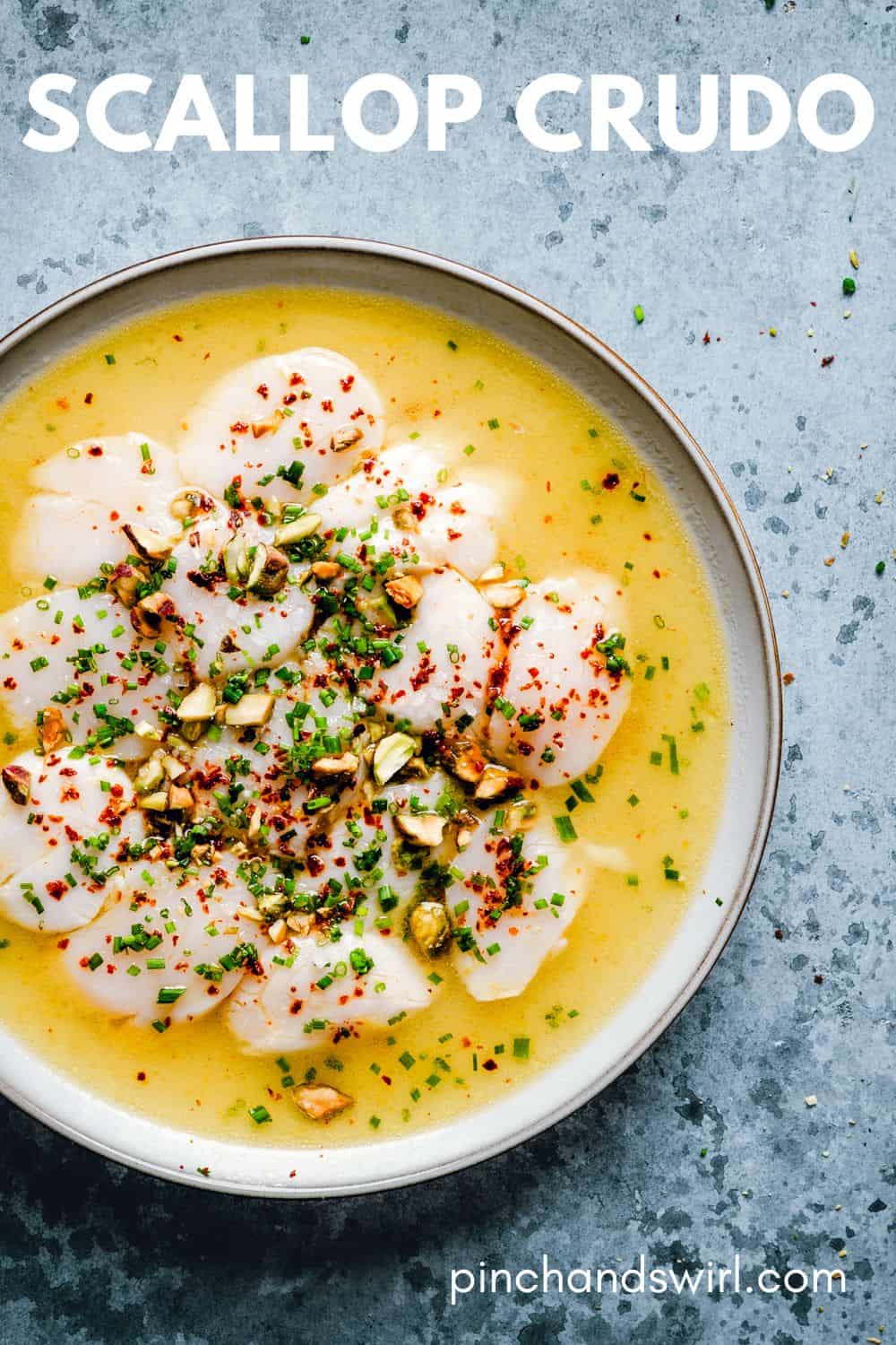 Scallop Crudo (15 Minute Recipe) Pinch and Swirl