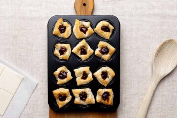 Brie Puff Pastry Bites - Pinch and Swirl