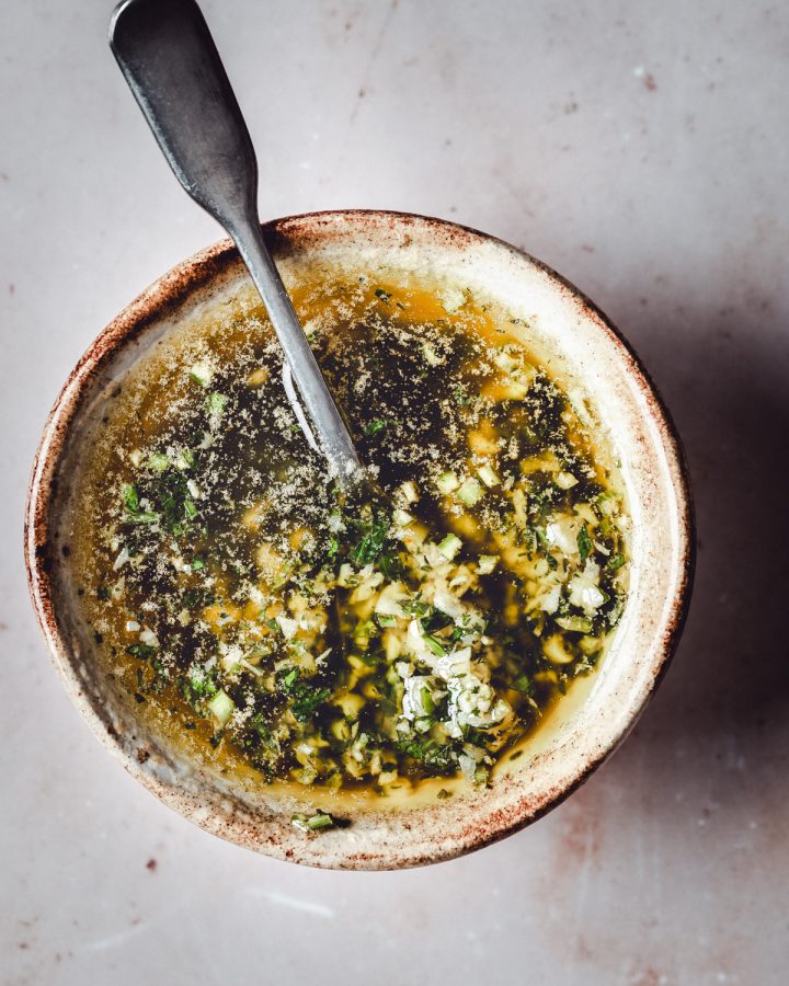 Garlic Parmesan Wing Sauce - Pinch and Swirl