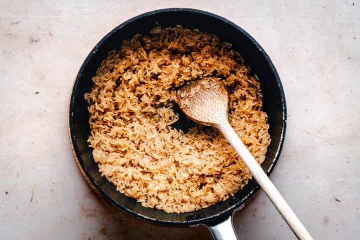 Mexican Brown Rice Recipe - Pinch and Swirl