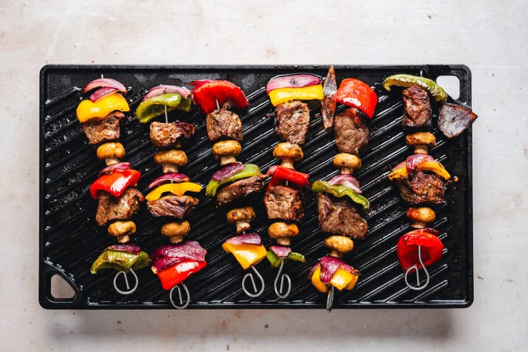 Steak Kabobs in the Oven Pinch and Swirl